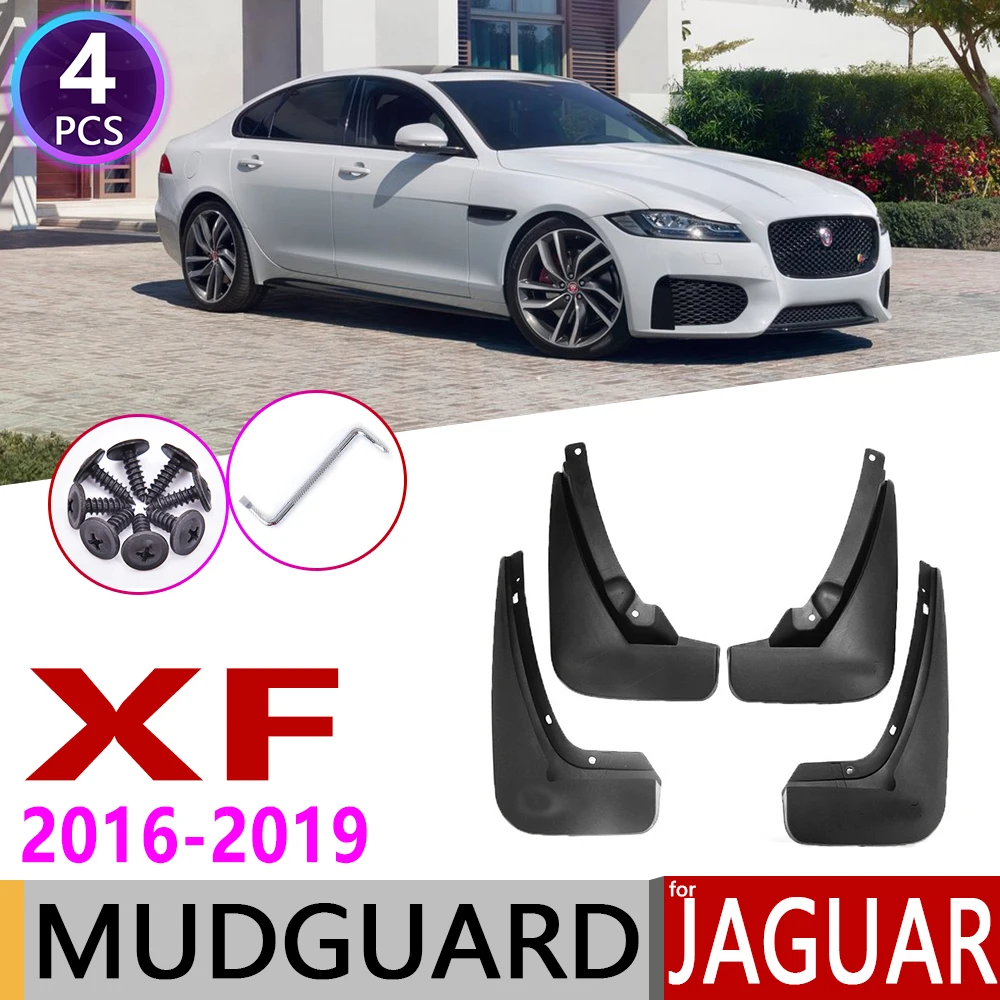 4 шт. спереди и сзади Брызговики автомобильные для Jaguar XF X260 260 2016 ~ 2019 крыло