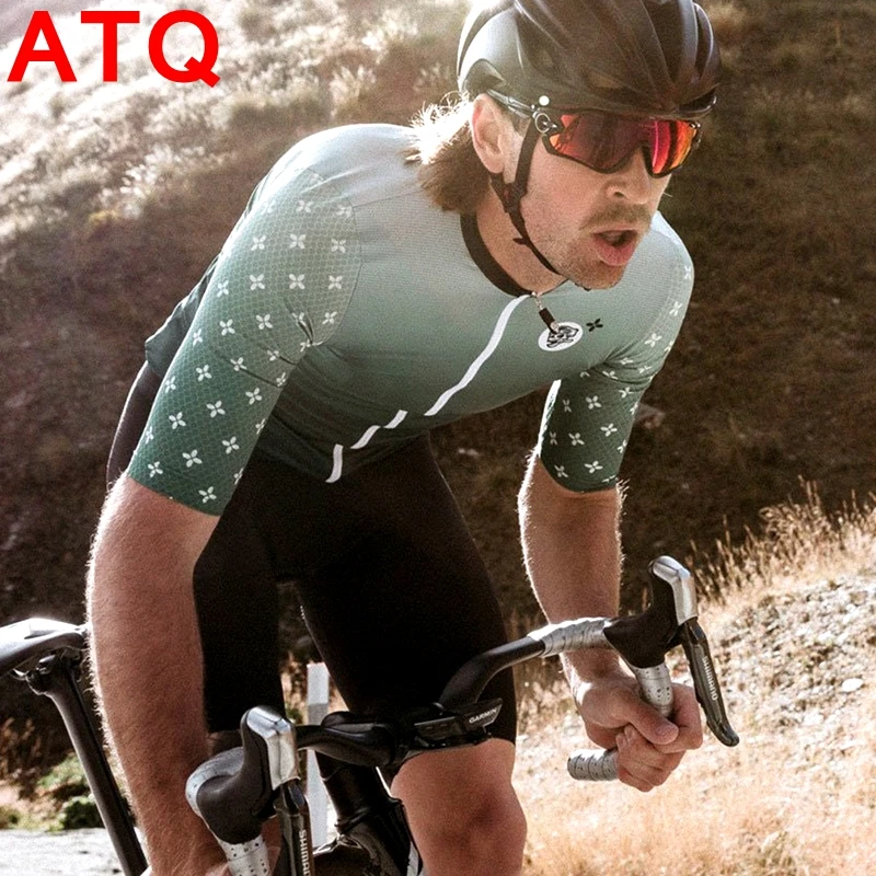 Attaquer-Camiseta de manga corta de ciclismo para hombre, Maillot de manga corta...