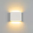 Современный водонепроницаемый уличный светодиодный настенный светильник, 12 Вт, IP65, алюминиевый настенный светильник, декоративное бра для сада, крыльца, 110 В, 220 В