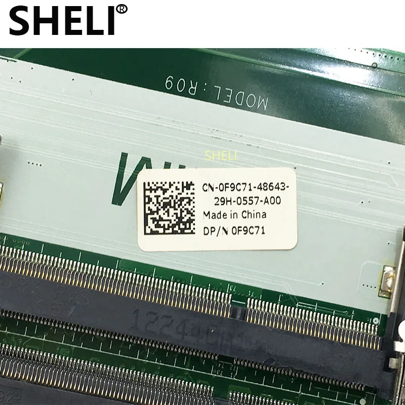 Материнская плата SHELI для DELL Высококачественная материнская 0F9C71 CN-0F9C71 Inspion 5720 N5720