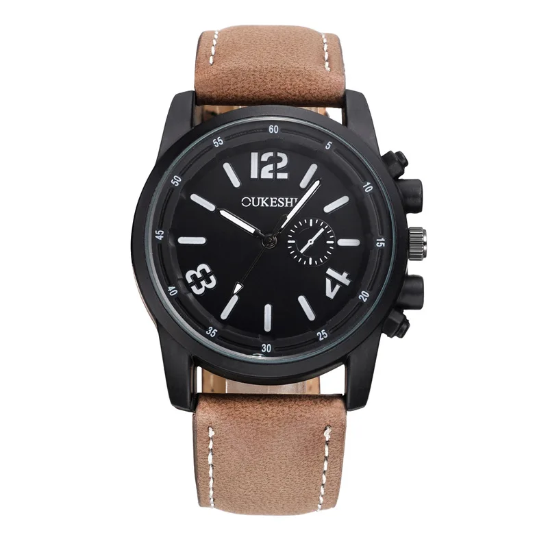 Роскошные мужские часы новинка 2019 Ультратонкие из джинсовой кожи спортивные