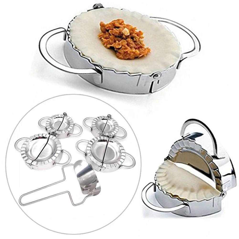 

Tool Dumpling Mould Pie Press Dough EmpanadaWrapper Large+Small+Skin Mold
