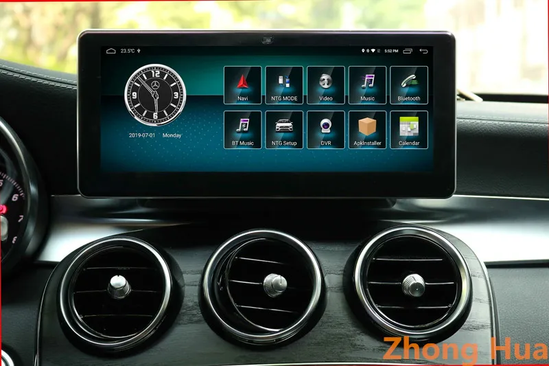 10,25 дюймовый автомобильный Android gps навигатор для Mercedes Benz GLC C Class W205- с мультимедийным bluetooth wifi сенсорным экраном
