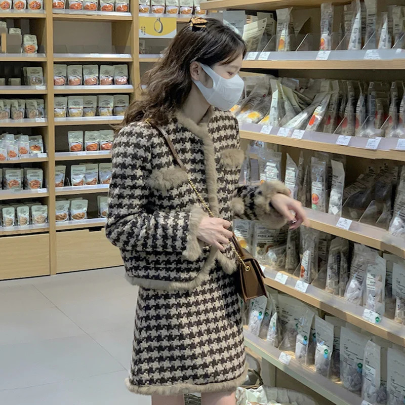 

Short Small Fragrant Wool Coat for Women in Autumn and Winter