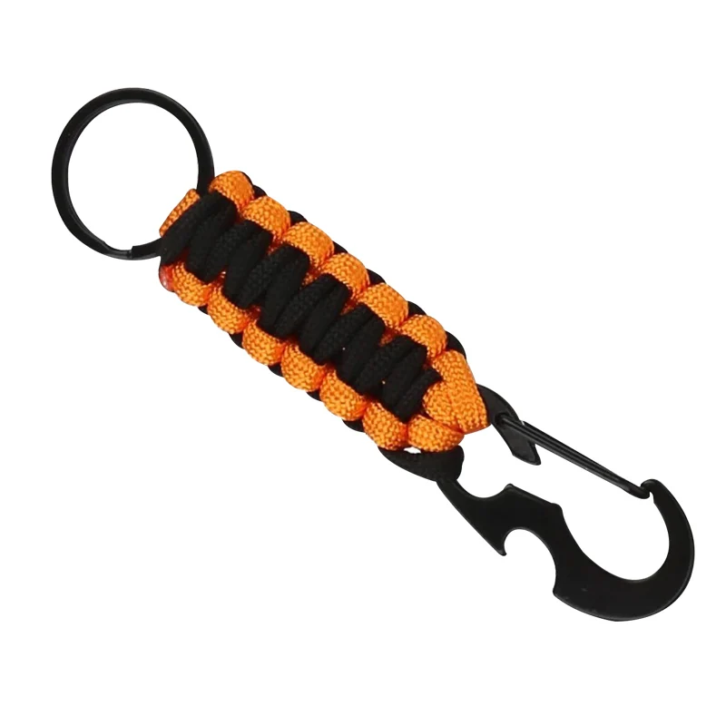

Цепочка для ключей, плетеная Подвеска для альпинизма, выживания на природе, рыбалка, 7 ядер, брелок из Паракорда, многофункциональная ручка в...