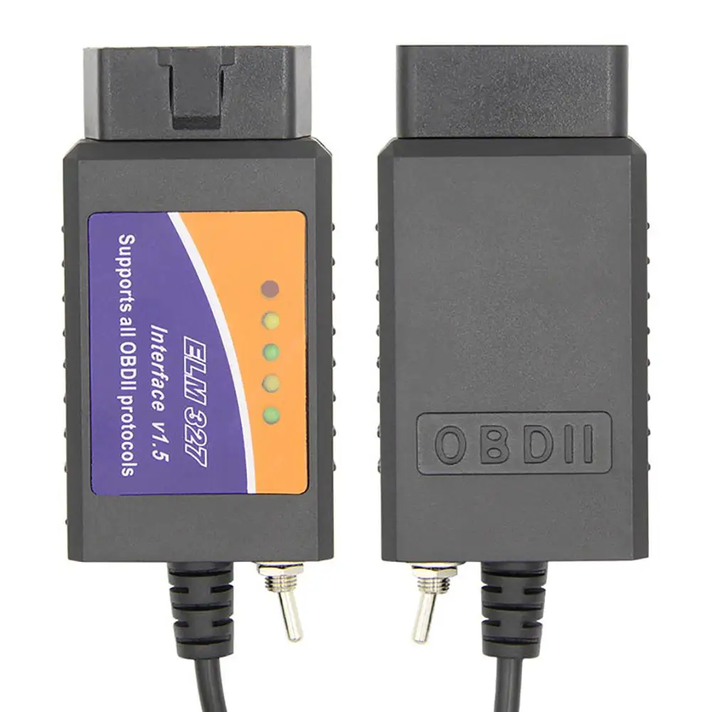 USB устройство HiMISS OBD2 совместимый интерфейс ELM327 со стандартным/стандартным