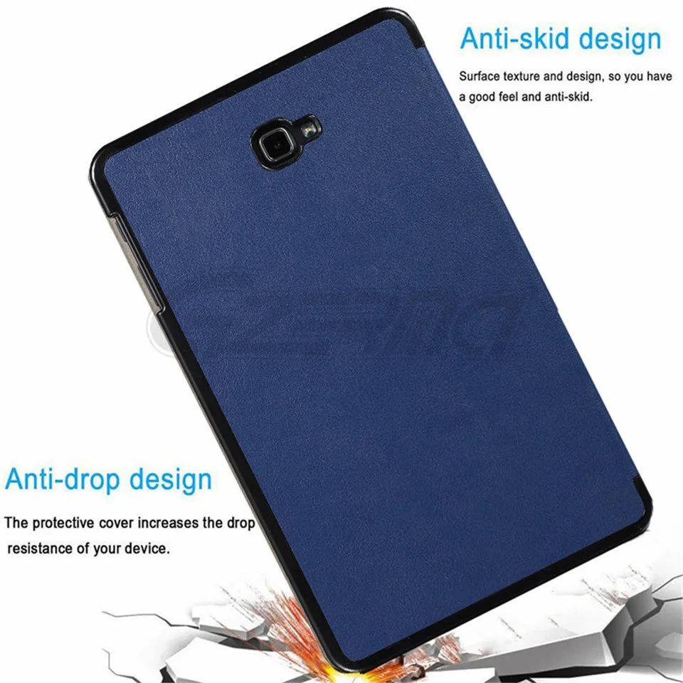 Для samsung Galaxy TAB A 10,1 P580 с S ручкой Магнитная откидная защитная оболочка чехол-подставка чехол для смарт-планшета чехол s+ пленка