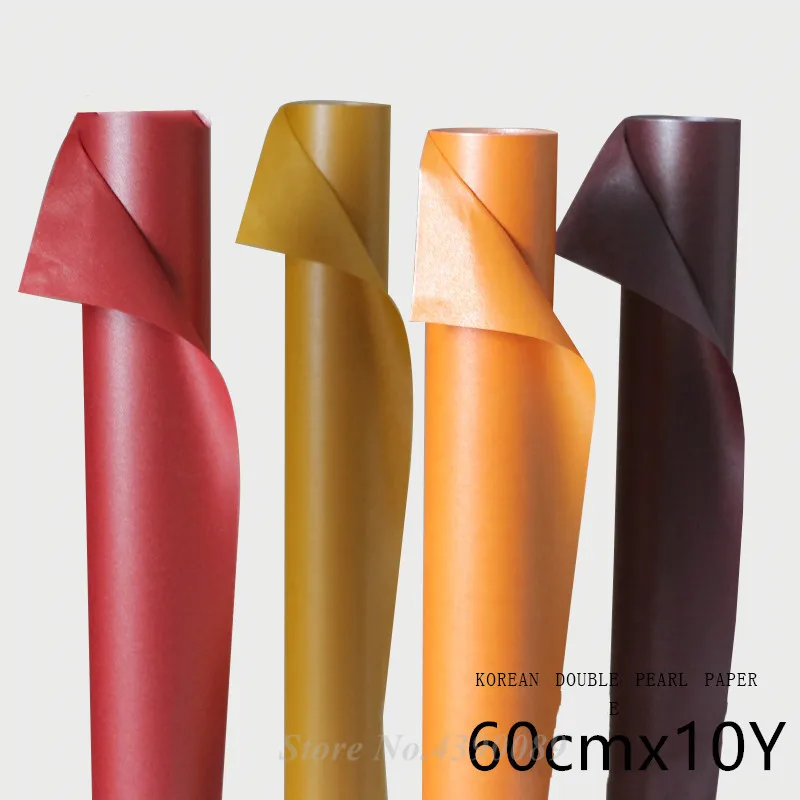

10yards roll Pearl Color Flower Wrapping Paper Korean Single Flower Packaging Flower Bouquet Gift Wrapping Supply