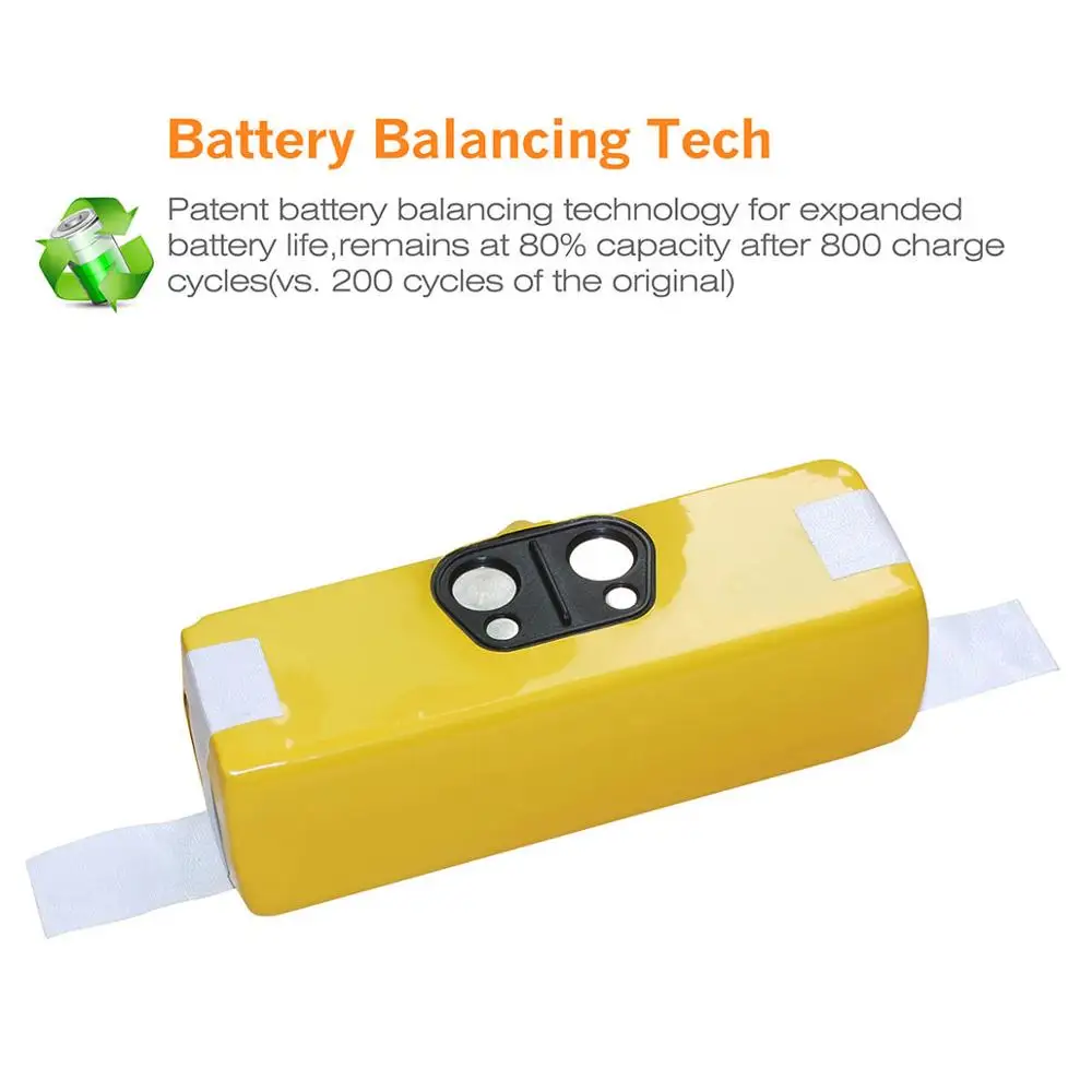 14.4V 3800mAh Ni-MH Battery rechangerfor iRobot Roomba 500 510 530 550 560 600 760 610 770 620 570 580 540 800 | Электроника