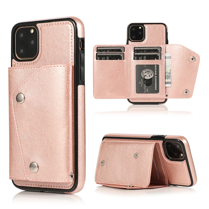 Чехол для iPhone 11 Pro Max 2019 чехол книжка с бумажником карт задняя крышка кожаный