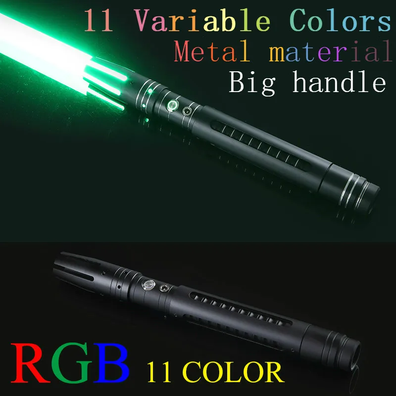 100 см 11 Цвет светильник сабля игрушечный металлический меч RGB лазерный Косплэй