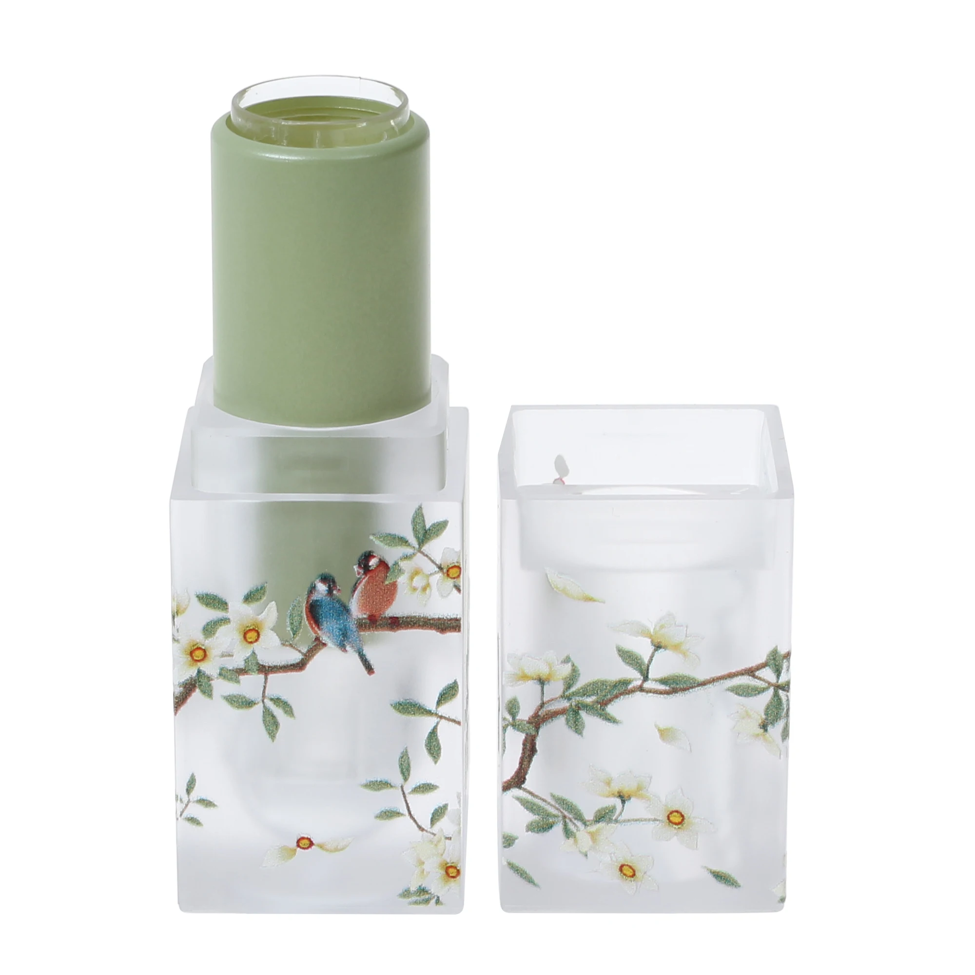 Небольшой Квадратный Контейнер для бальзама губ|Многоразовые бутылки| |