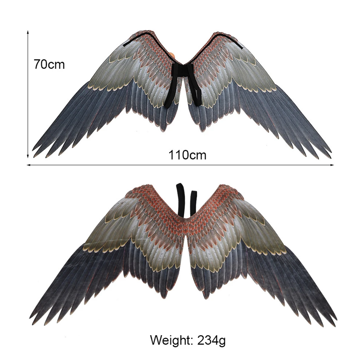 

Halloween Wedding Costume Props Unisex Multicolor Angel Wings Devil Wings Swan Cosplay Carnival Party Gift Mardi Gras New Year