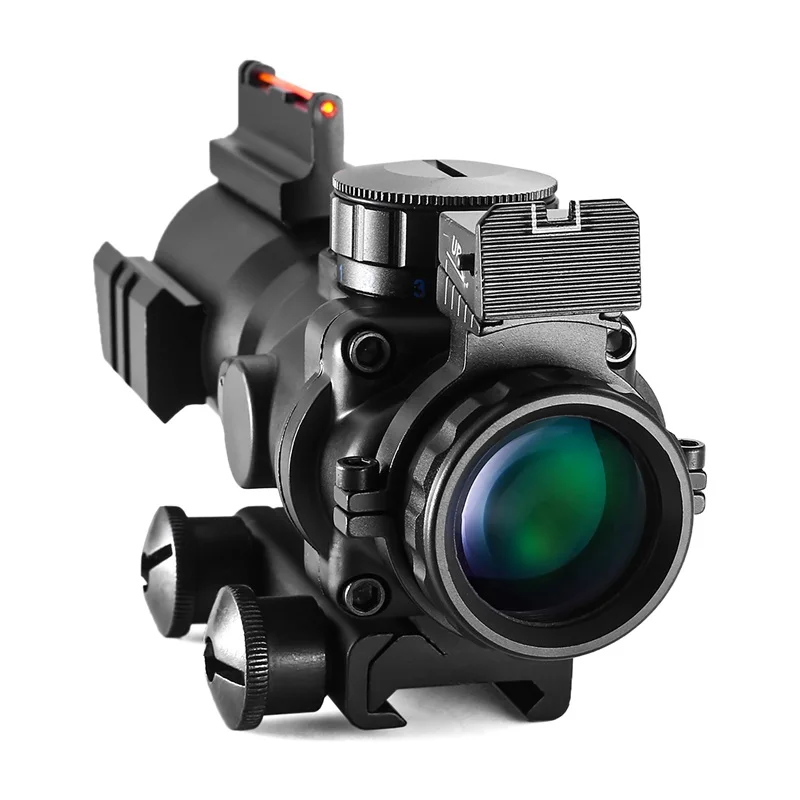 4x32 Acog прицел 20 мм ласточкин хвост рефлекторная Оптика прицел тактический прицел для охотничьего ружья винтовка страйкбол снайперская Лупа