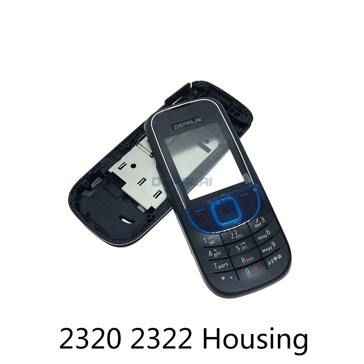 Для Nokia 2330 2320 2322 2690 Корпус Передняя Лицевая панель + задняя крышка/крышка