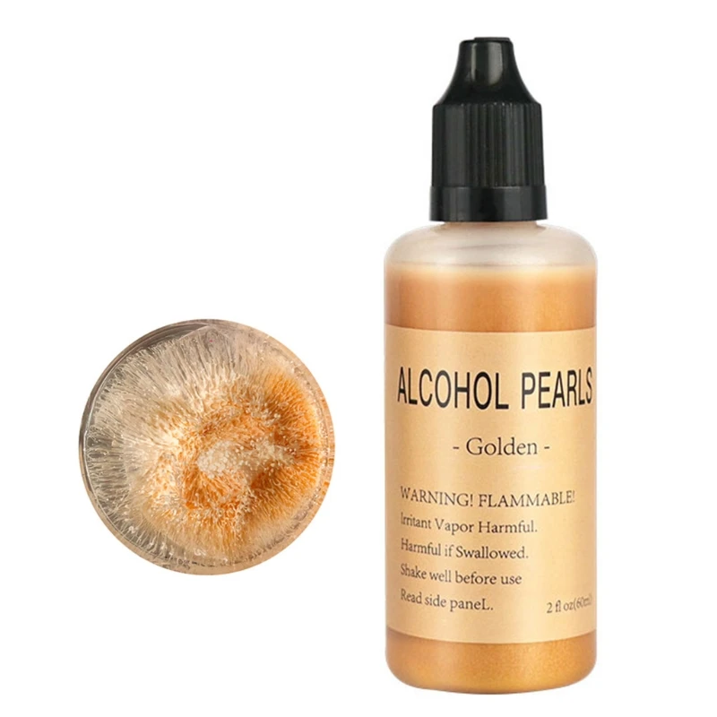 

Metallic Alcohol Pigment Resin Dye Alcohol-Based Ink Epoxy Resin Colorant 60ml E56C
