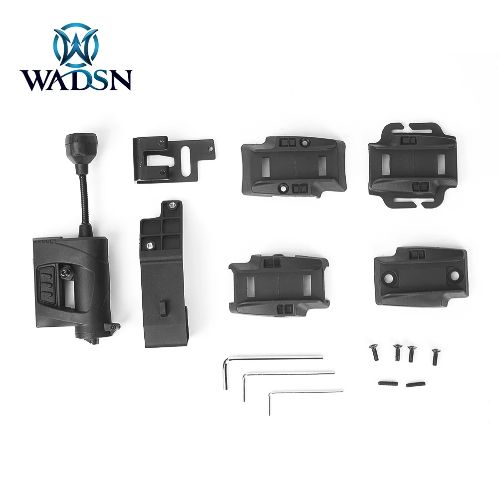 WADSN Тактический шлем светильник Tec Charge Pro MPLS Lanterna Tatica Pistola красный/зеленый/белый/IR