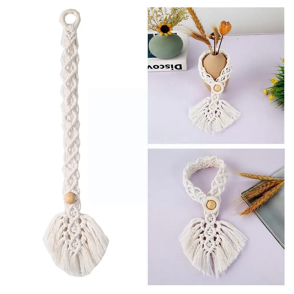 Занавес ручной работы завязки макраме хлопковые занавески подвесные украшения с