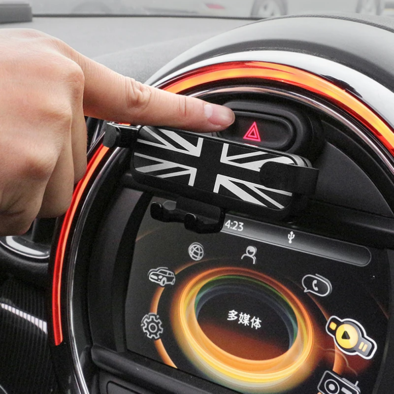 Автомобильный Стайлинг держатель телефона с разъемом для соединения