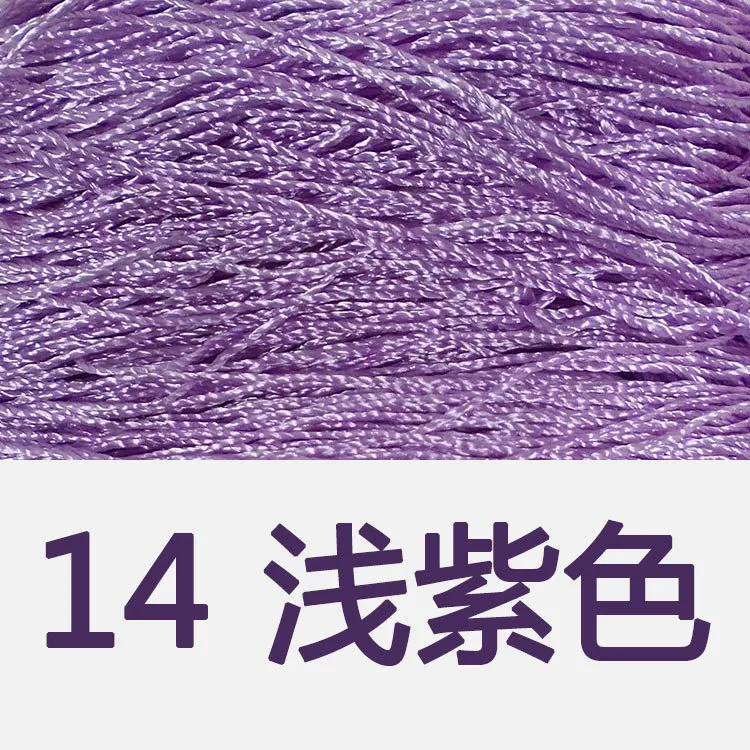 14 light purple 10 шт. ингредиентов, шелк льда, 400 г, Летняя трикотажная пряжа для вязания крючком, тонкий палантин, пряжа для вязания,, ZL64 - Цвет: 14 light purple