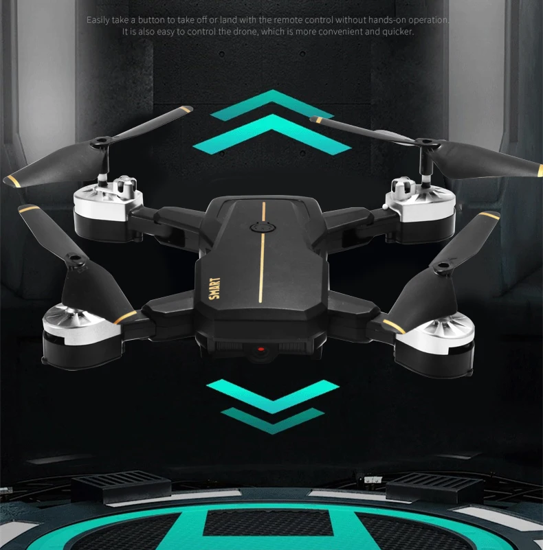 Дрон Профессиональный Интеллектуальный складной RC Дроны с высоким HD wifi камера вращающийся FPV Квадрокоптер стабильный карданный Безголовый режим