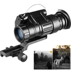 PVS14 ночное видение, Монокуляр, 200 м Диапазон, инфракрасный ИК NV, охотничий прицел с креплением, ночное видение