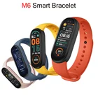 M6 умный браслет Bluetooth Экран фитнес Traker сердечного ритма крови монитор спортивные Водонепроницаемый Группа Смарт Браслет для IOS и Android