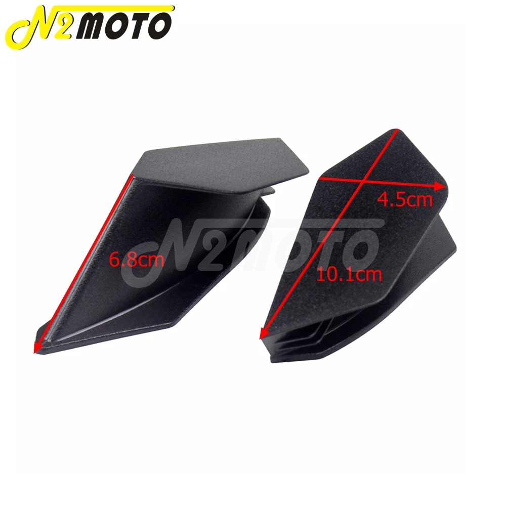 2 шт. Комплект крыльев мотоцикла для Yamaha Honda CB400 FZ1 R6 CB1000R CBR650F Kawasaki Z750 R3 Z800 MT07 MT09 MT10| |