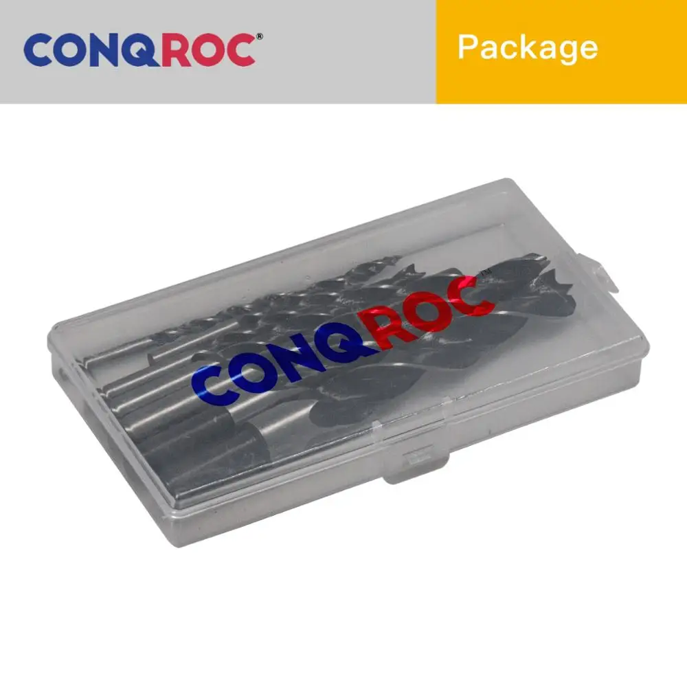 Набор сверл комплект из 7 насадок высокоуглеродистой стали 4 мм 5 6 8 10 12 14 мм|Сверла|