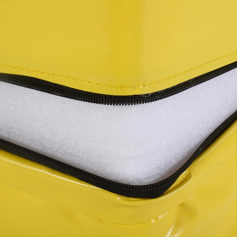 

GOPLUS Folding Incline Wedge Ramp Gymnastics Mat Non-toxic and Tasteless PVC Cover Mat for Tumbling Yoga