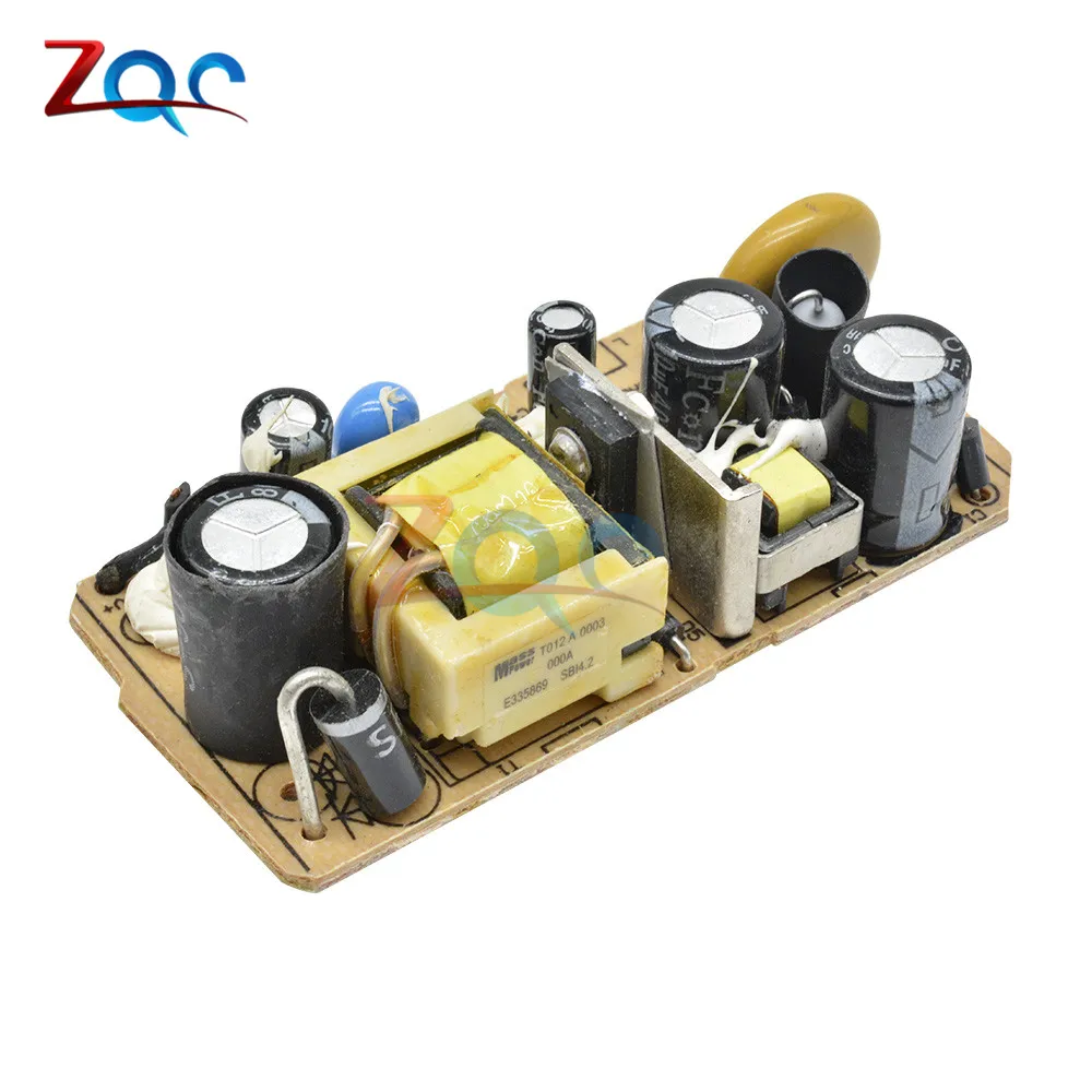 AC-DC 12V 1A 1000MA/1.2A 1200MA переключение Питание монтажная плата DC Напряжение Регулятор модуль из-за цветопередачи монитора 110V 220V 50/60HZ