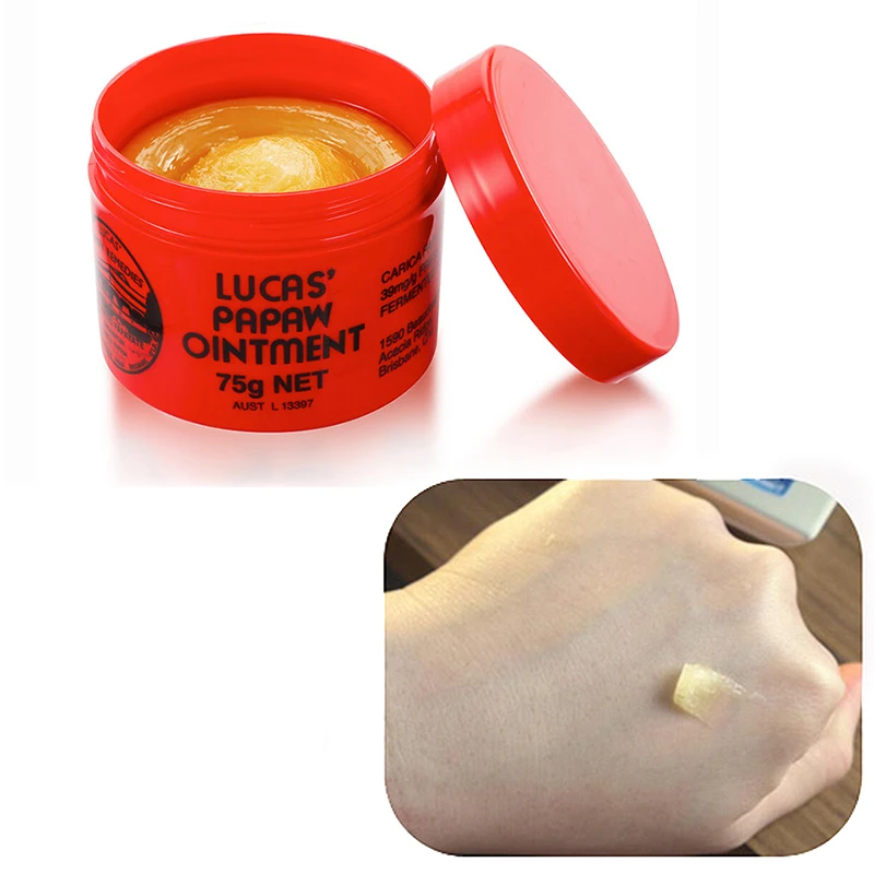 

Lucas Papaw Ointment New From Australia Moisturizing for Burns Scar Pimples Bites Cracked Skin 75g body care
