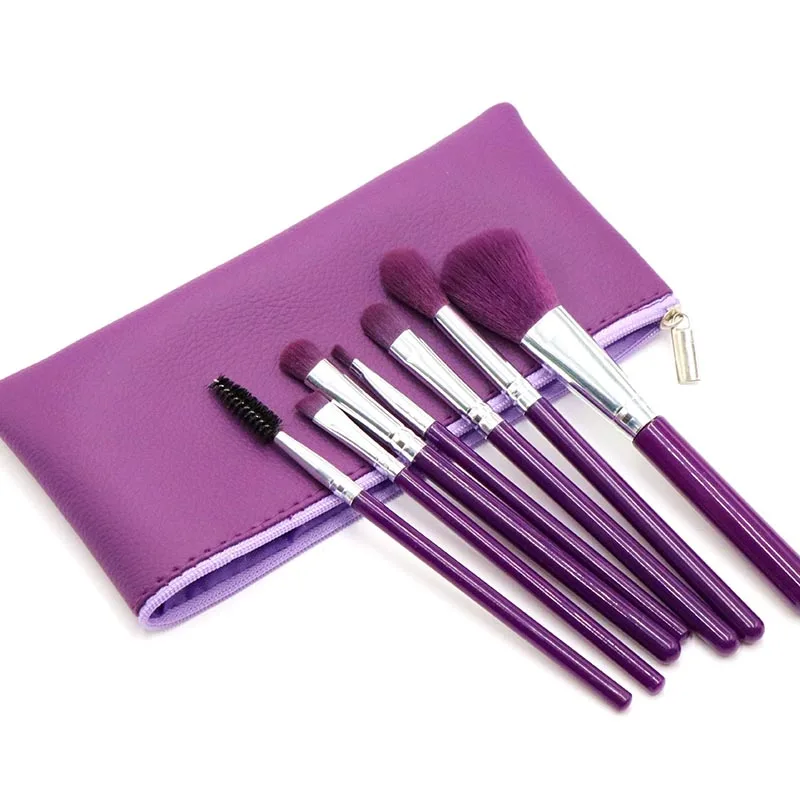 Набор кистей для макияжа 7 шт. основы под макияж пудры румян теней консилера губ