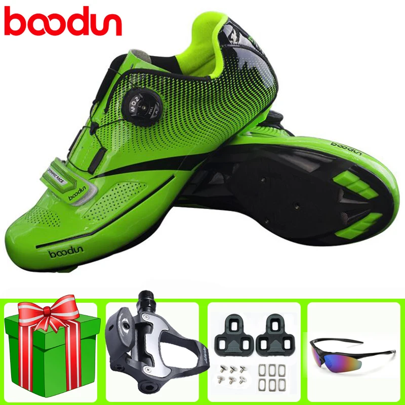 

BOODUN Road Cycling Shoes men sneakers Ultralight Self-locking Non-slip Bike Shoes Men Athletic Riding Shoes Sapatos de ciclismo