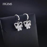elegant 100 10k gold sterling moissanite earring with certificat pear cut au585 fine jewelry for women wedding engagement