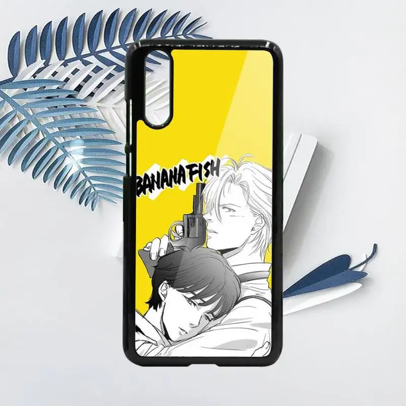 

Banana Fish Japan Anime Phone Case PC For Samsung galaxy S note 8 9 20 10 e lite2019 plus pro ultra