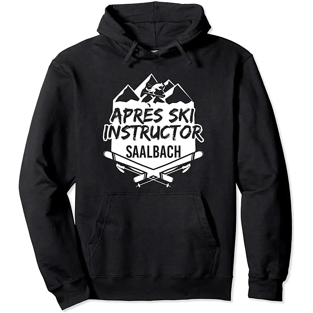 

Apres Ski Instructor Saalbach Ski Holiday Party Pullover Hoodie