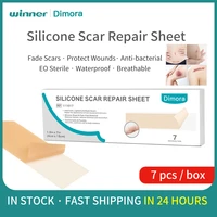 winner silicone scar sheet efficient surgery removal scar sheet waterproof eo sterile repair sheet patch for trauma burn 418cm
