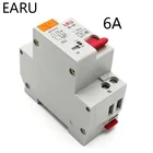Автоматический выключатель остаточного тока 6A DZ30L EPNL DPNL 230 В 1P + N с защитой от перегрузки и утечки короткого тока RCBO RCCB MCB DIY