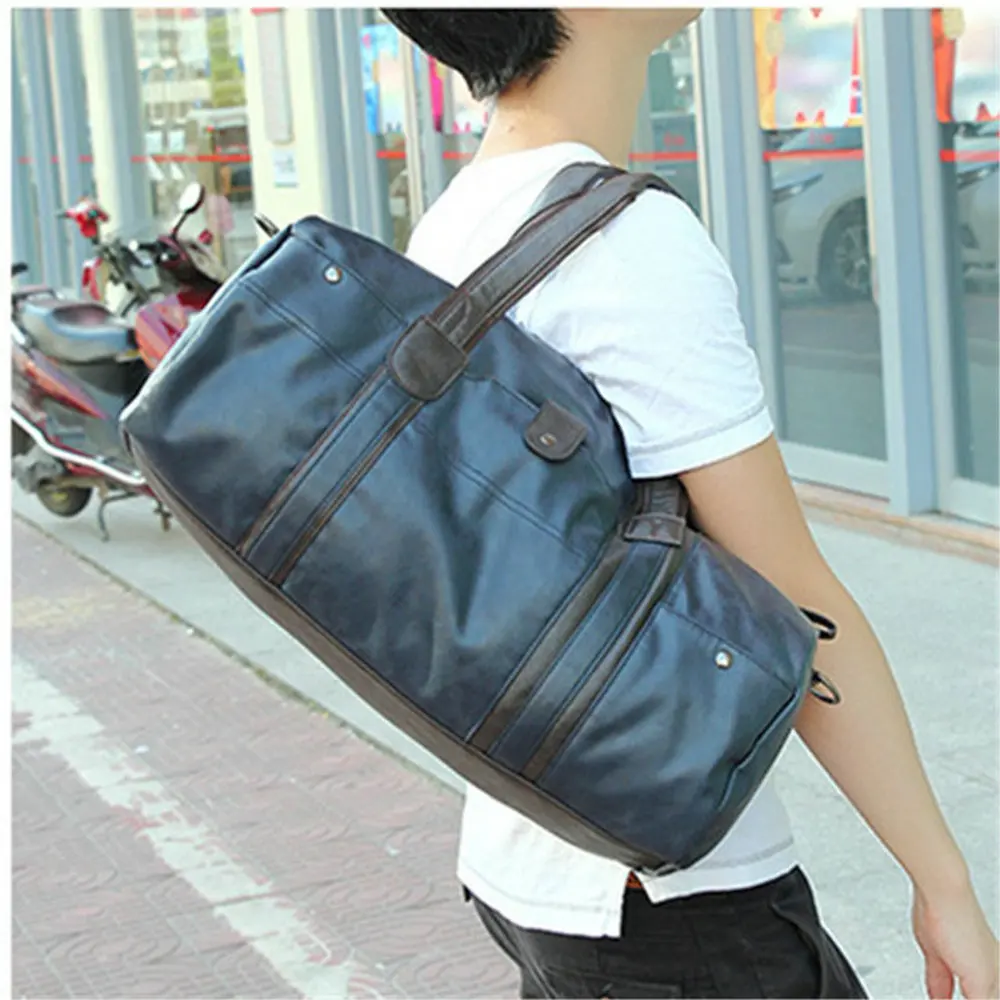 Мужская Вместительная дорожная сумка в стиле ретро брендовая Сумочка на плечо