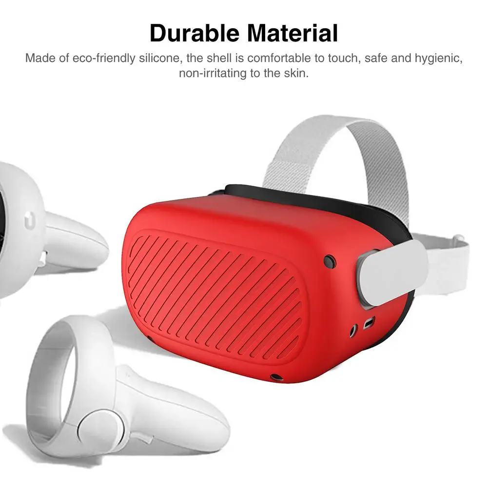 Силиконовый защитный чехол для Oculus Quest 2 VR гарнитуры головы защита от царапин |