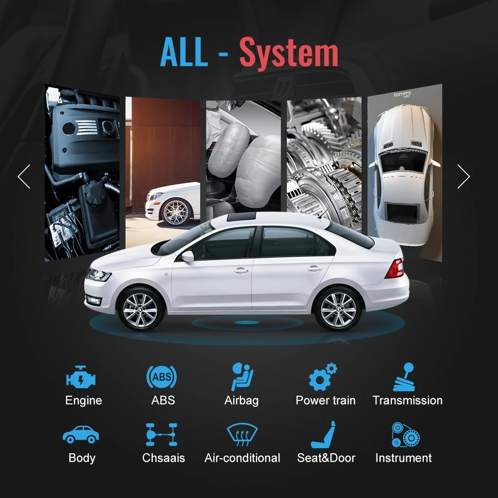 Автомобильный сканер LAUNCH X431 CRP909C OBD2 профессиональная подушка безопасности SAS TPMS