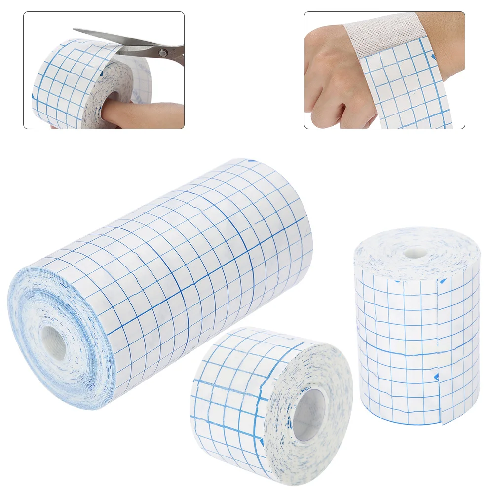 

Breathable Medical Tape Non-Woven Adhesive Wound Dressing Medical Fixation Bandage Elastic Bandage Suitable Gauze Pad Catheter