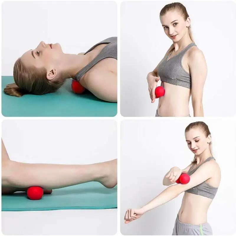 

Yoga acupressure massage balls silicone fascia ball muscle relaxation fitness balls hand foot acupoint massage to relieve stress