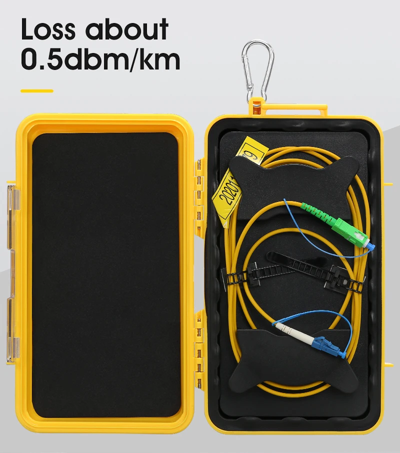 SC/APC-LC/UPC OTDR зоны Eliminator оптическое волокно Launch Cable Box 500 м 1 км 2 SM 1310/1550nm | Мобильные