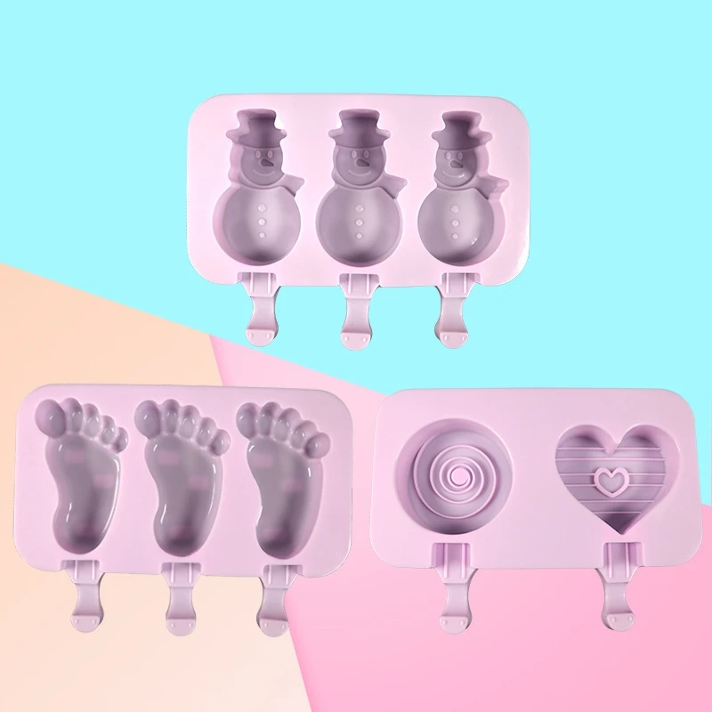 Замороженное мороженое DIY мультфильм форма в виде животных фруктовое чайник на