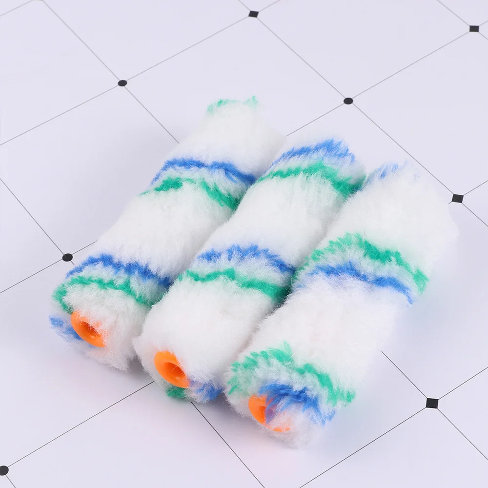 

24pcs Paint Rollers Covers Polyester Roller Sleeve Coating Decorators Brush Wall Painting Tools Without Handle
