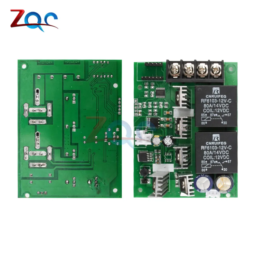 PWM контроллер скорости двигателя постоянного тока DC 10 55V цифровой светодиодный