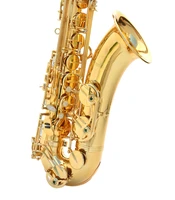 gold lacquer instrument accessories china sax professional bb tenor saxophone