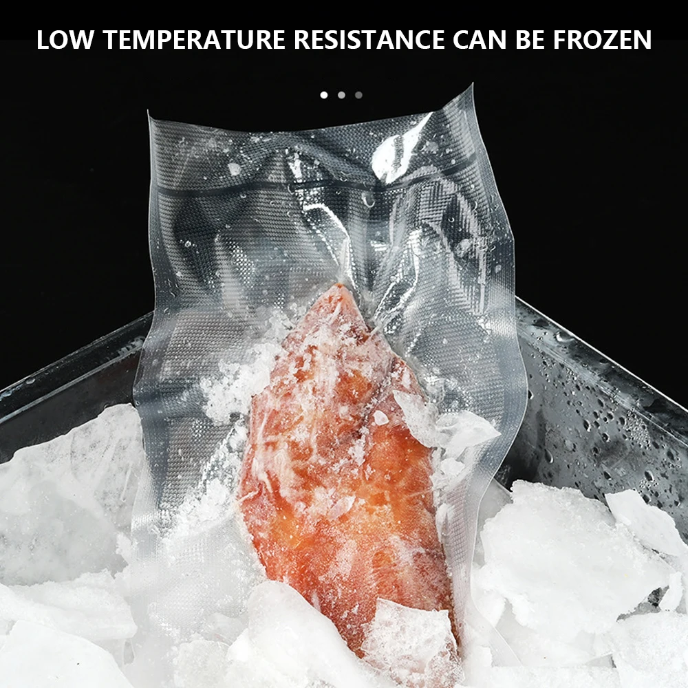 

100 PCS Vacuum Sealer Storage Bags Food Vacuum Saver Sealer Bags Vacuum Sealing Machine Packaging Seal Bags for Food